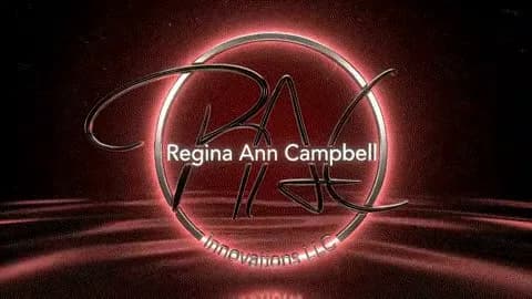 Regina Ann Campbell Innovations motion identity, still frame